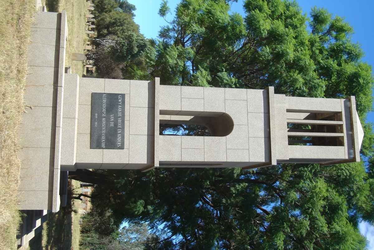 1. Monument for the women and children who died in the Concentration Camp