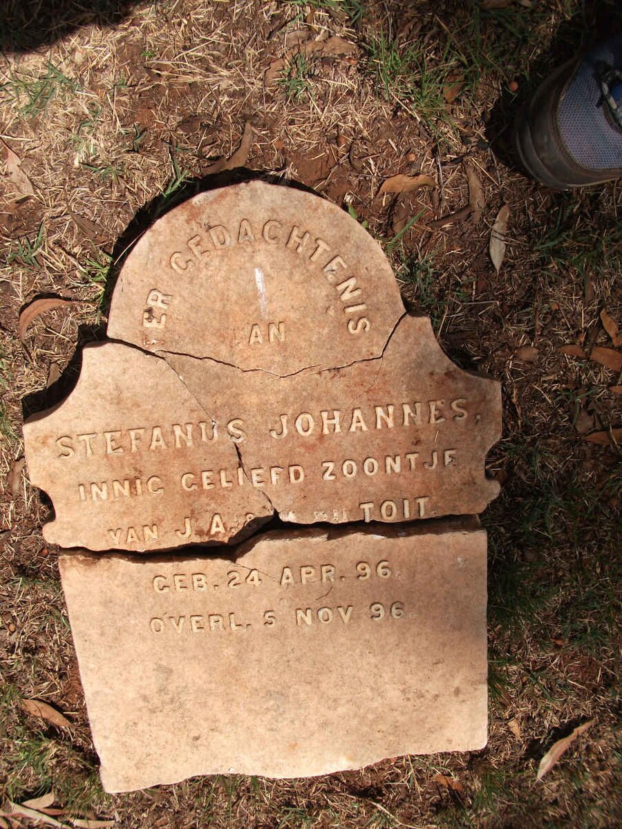 TOIT Stefanus Johannes, du 1896-1896