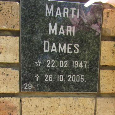 DAMES Marti Mari 1947-2005