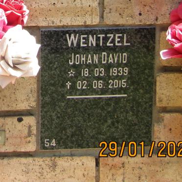 WENTZEL Johan David 1939-2015