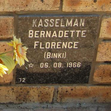 KASSELMAN Bernadette Florence 1966-