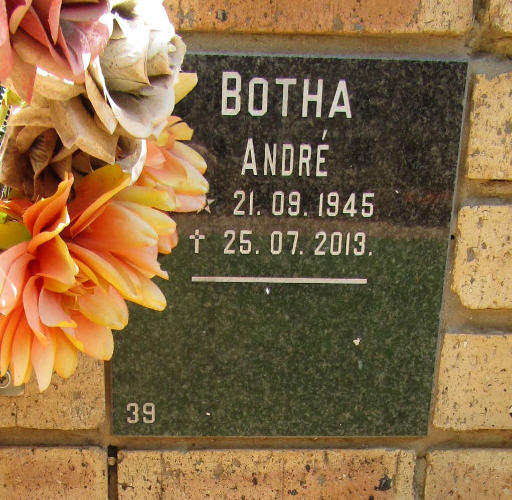 BOTHA Andre 1945-2013
