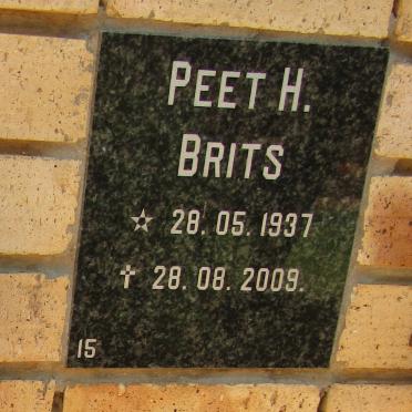BRITS Peet H. 1937-2009