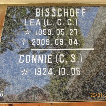 BISSCHOFF C.S. 1924- &amp; L.C.C. 1959-2009