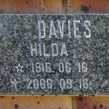 DAVIES Hilda 1915-2006