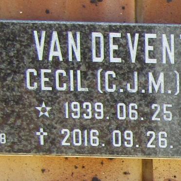 DEVENTER C.J.M., van 1939-2016