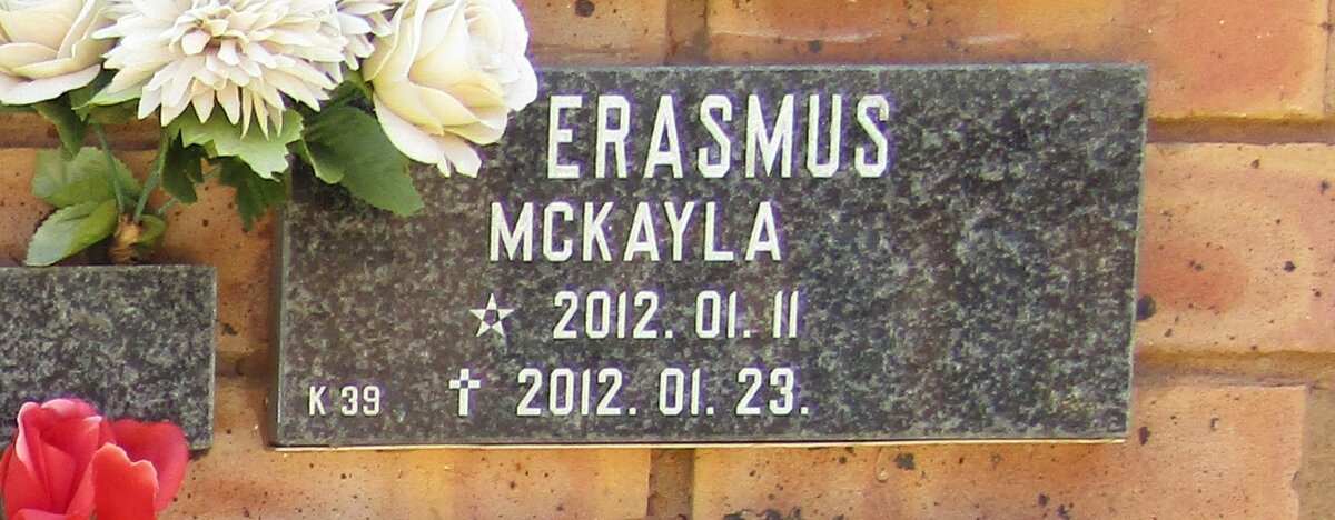 ERASMUS McKayla 2012-2012