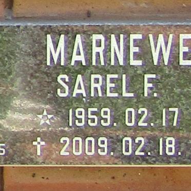 MARNEWECK Sarel F. 1959-2009