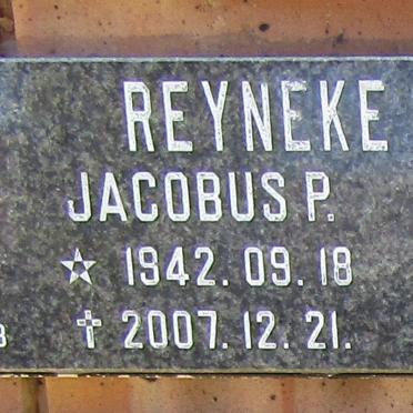 REYNEKE Jacobus P. 1942-2007