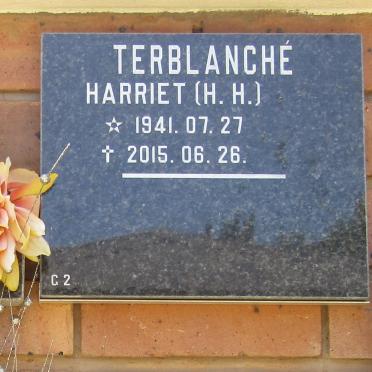 TERBLANCHE H.H. 1941-2015