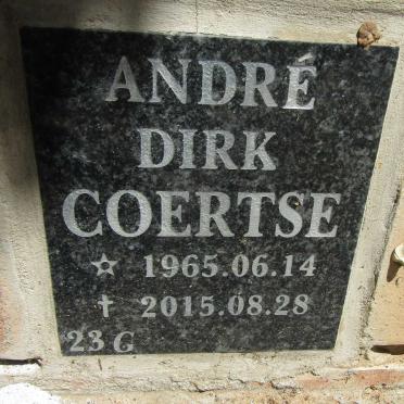 COERTSE Andre Dirk 1965-2015
