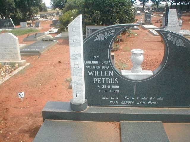 BOSHOFF Willem Petrus 1909 - 1991