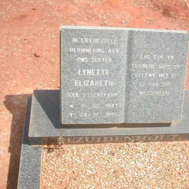 BEZUIDENHOUT Lynette Elizabeth nee STEENEKAMP 1947 - 1995