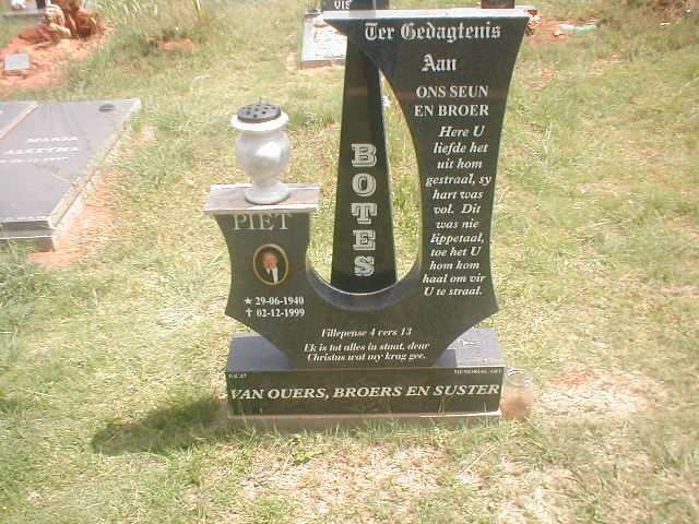 BOTES Piet 1940-1999