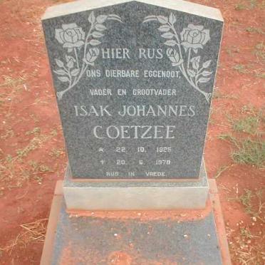 COETZEE Isak Johannes 1925-1978