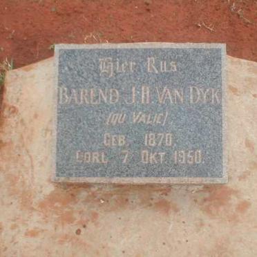 DYK Barend J.H., van 1870-1950