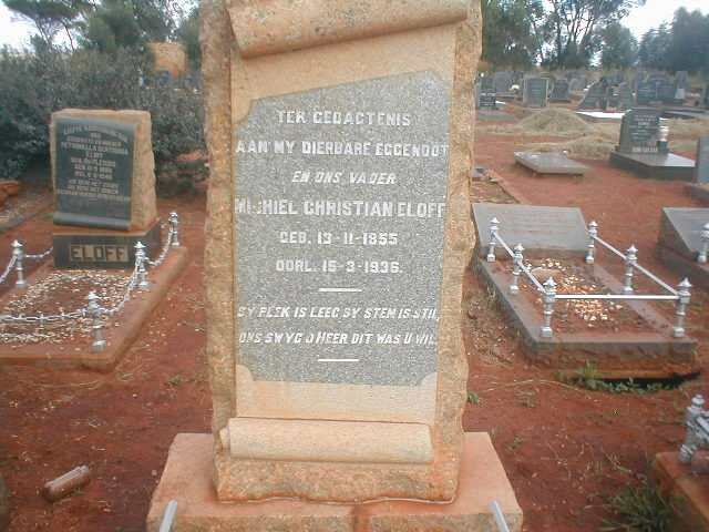 ELOFF Michiel Christian 1855-1936