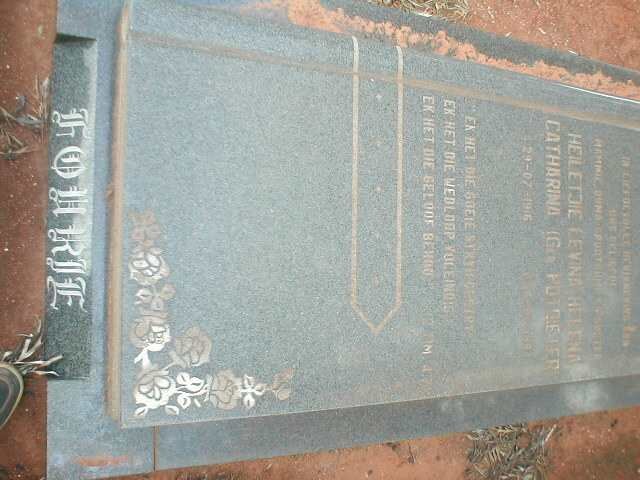 FOURIE Heiletjie Levina Helena Catharina geb. POTGIETER