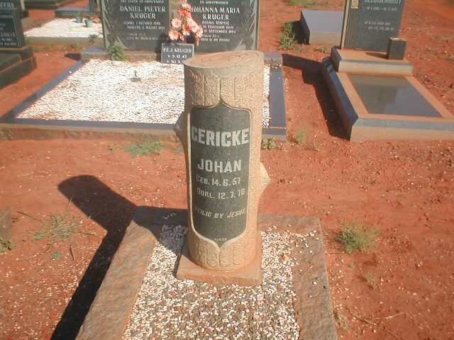 GERICKE Johan [19]57-[19]70