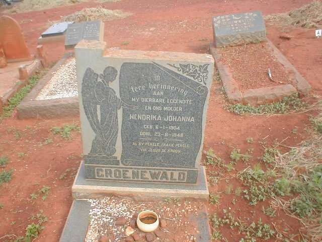 GROENEWALD Hendrika Johanna 1904-1948
