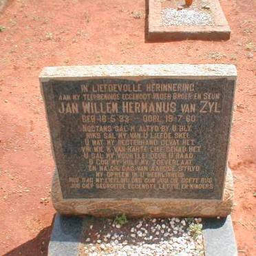 ZYL Jan Willem Hermanus, van 1933-1960