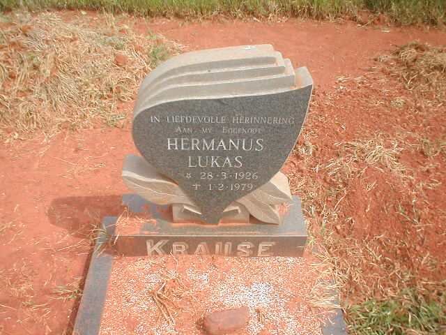 KRAUSE Hermanus Lukas 1926-1979