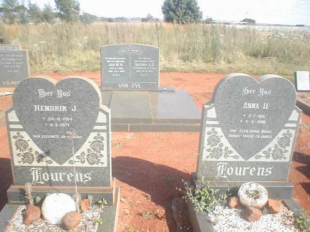 LOURENS Hendrik J 1914-1971 &amp; Anna H 1915-1980