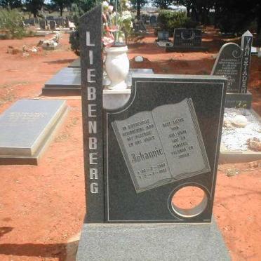 LIEBENBERG Johannie 1940-1993