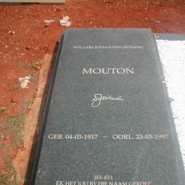 MOUTON Willem Johannes 1917-1997