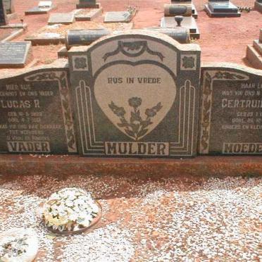 MULDER Lucas R. 1903-19?? &amp; Gertruida M. 1905-1995