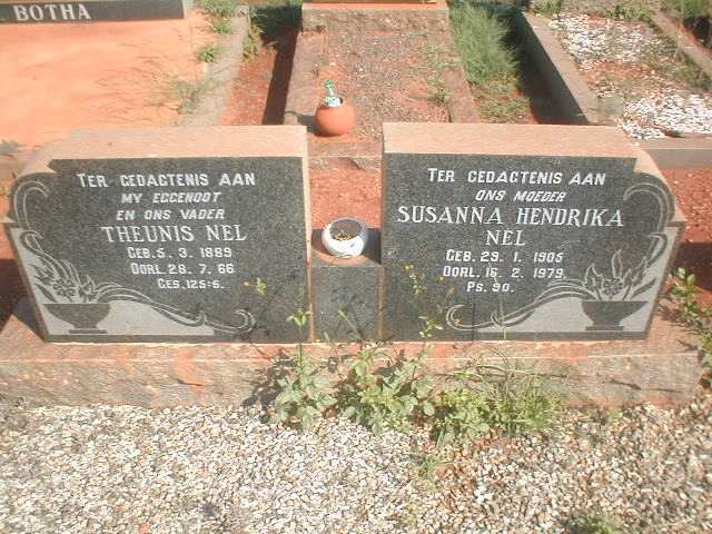 NEL Theunis 1889-1966 &amp; Susanna Hendrika 1905-1979