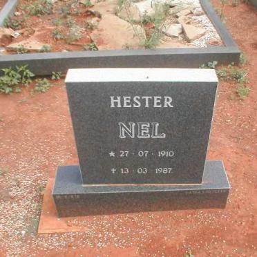 NEL Hester 1910-1987