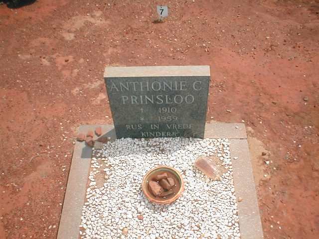 PRINSLOO Antonie C. 1910-1959