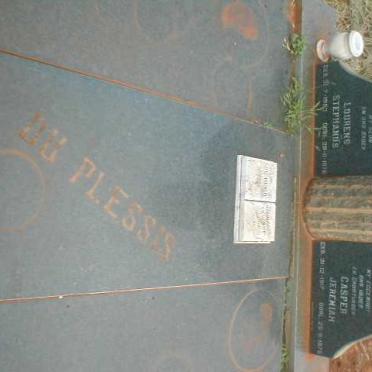 PLESSIS Casper Jeremiah, du 1917-1976 :: DU PLESSIS Lourens Stephanus 1953-1976