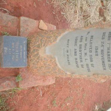 ROSE Eddie 1917-1948 :: ROSE Meyer Louis -1953