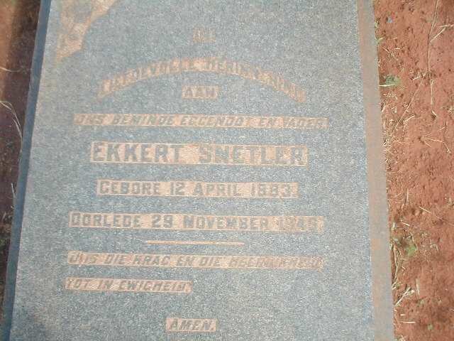 SNETLER Ekkert 1883-1945