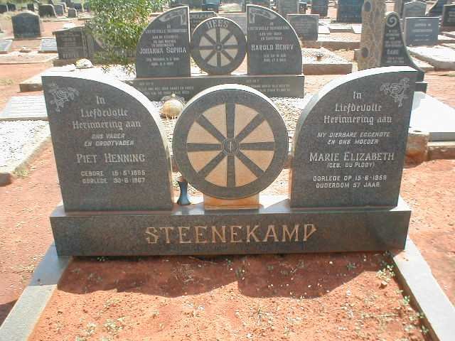 STEENEKAMP Piet Henning 1895-1967
