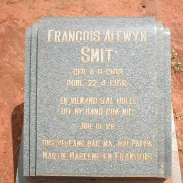 SMIT Francois Alewyn 1903-1956