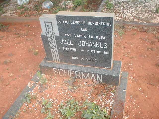 SCHERMAN Joel Johannes 1910-1985