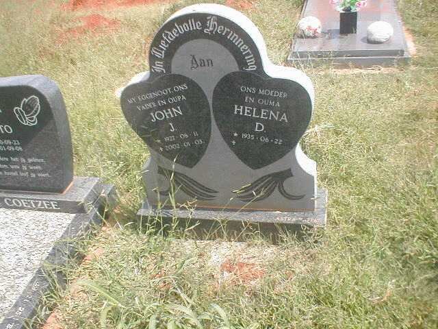 ? John J. 1927-2002 &amp; Helena D. 1935-