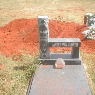 VUUREN Anna-Marie, Jansen van 194?-200?