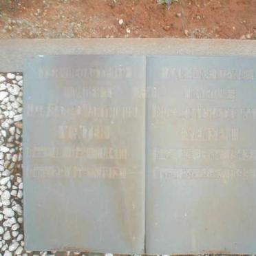 VENTER J? Marthinus 1841-1913 &amp; Susanna Catharina P. 1843-1899