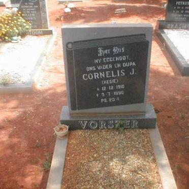 VORSTER Cornelis J. 1910-1990