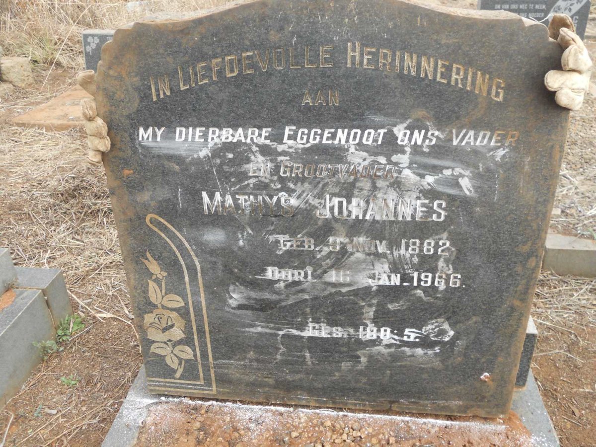 BENADE Mathys Johannes 1882-1966