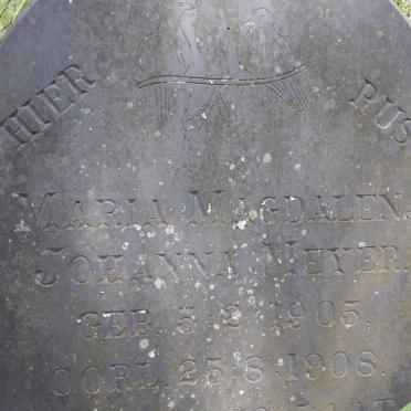 MEYER Maria Magdalena Johanna 1905-1908