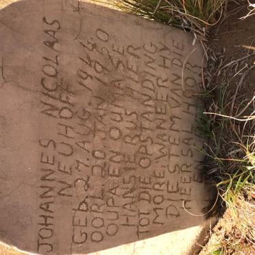 NEUHOFF Johannes Nicolaas 1946-1950