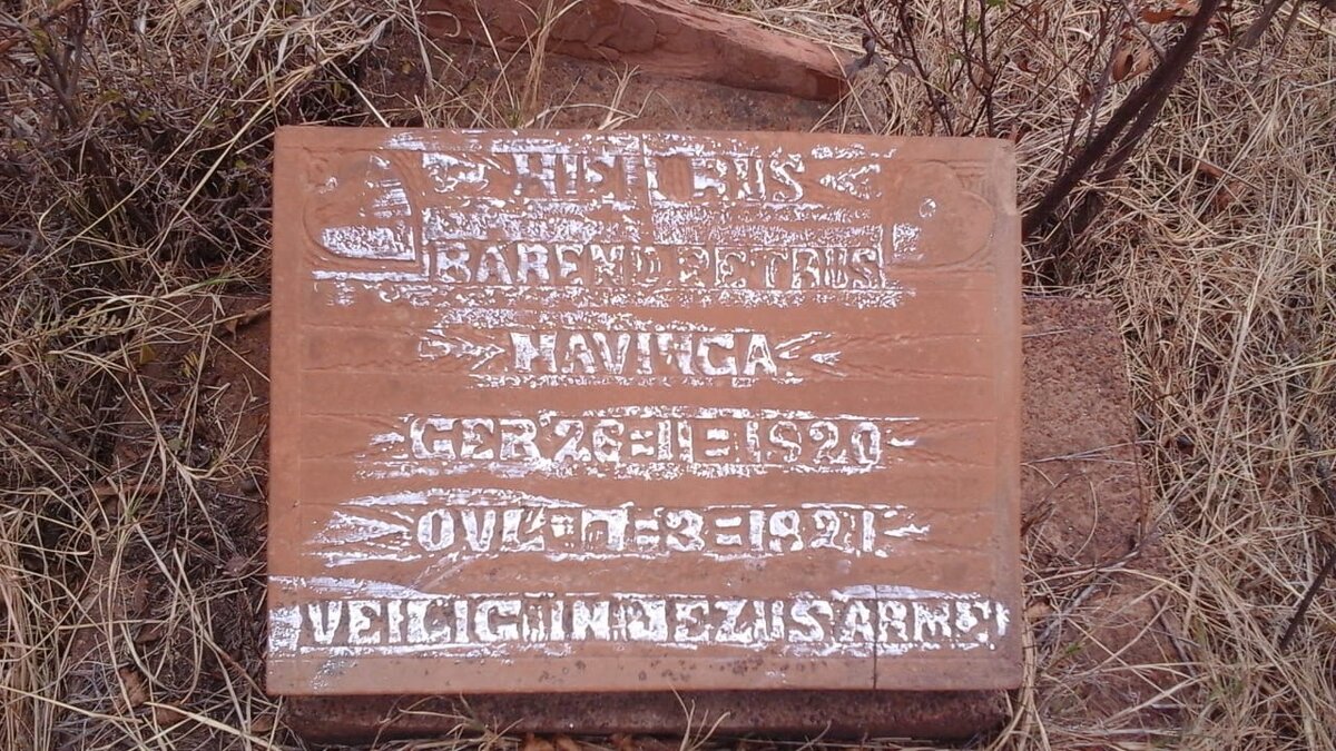 HAVINGA Barend Petrus 1920-1921