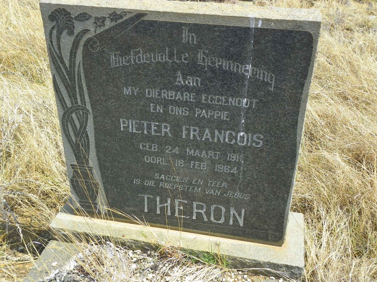 THERON Pieter Francois 1911-1964