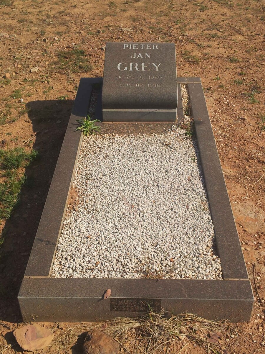 GREY Pieter Jan 1920-1996