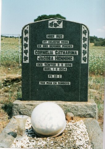 HENNING Cornelia Catharina Jacoba nee VENTER 1890-1954